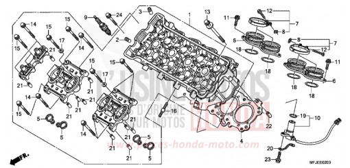 CYLINDER HEAD CBR600RAC de 2012
